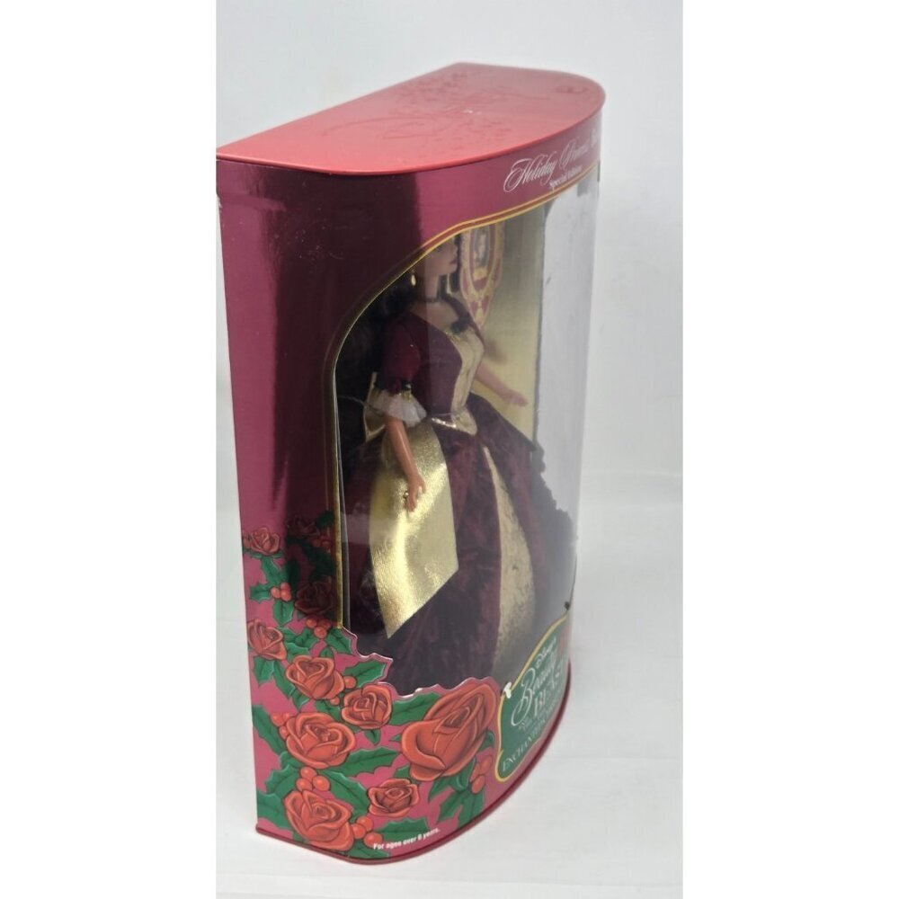 1997 Holiday Princess Belle Disney Beauty and the Beast Barbie Doll 16710 - Picture 6 of 9